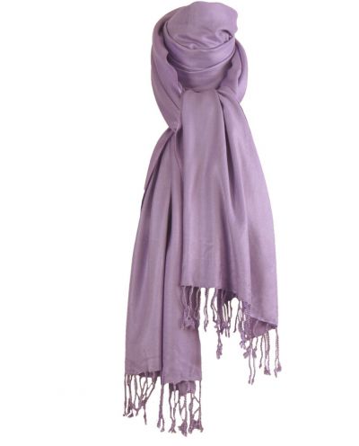 Lila pashmina sjaal