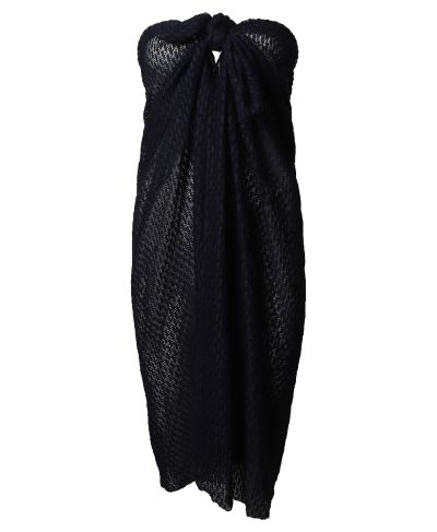 Marineblauwe kanten sarong