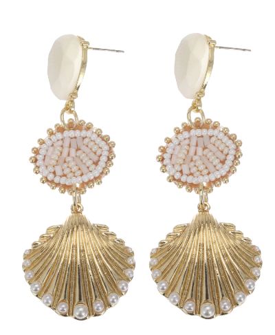 Statement schelpen oorhangers