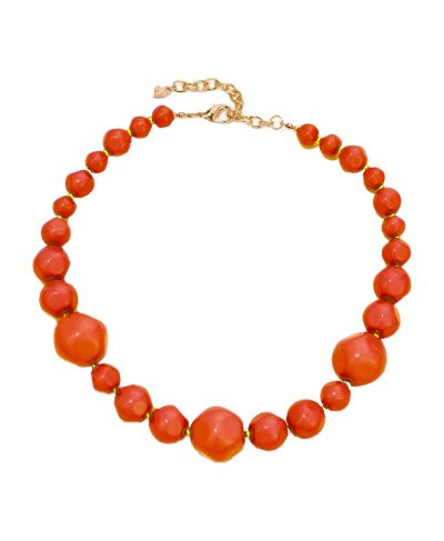 Chloe Kralenketting in oranje