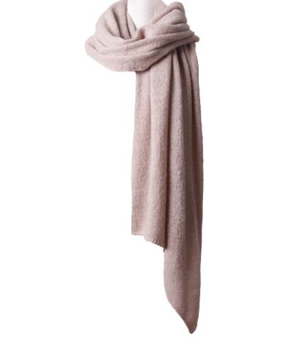 Wol-blend omslagdoek/sjaal 