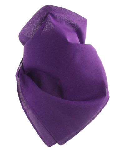 Effen boerenzakdoek / bandana in paars