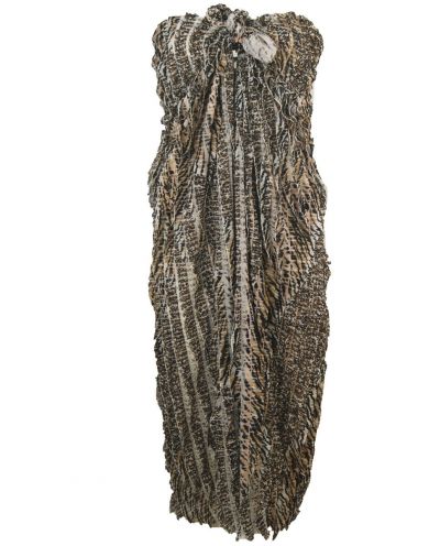 Sarong met ruches en panterprint