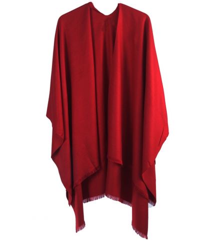 Effen omslagdoek in rood