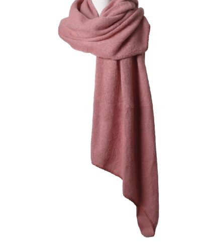 Wol-blend omslagdoek/sjaal 