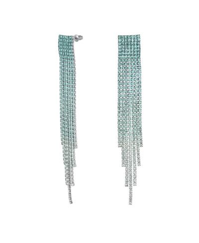 Lange strass oorbellen