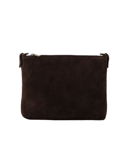 Suède crossbody tas groen