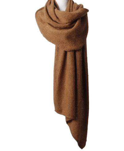 Wol-blend omslagdoek/sjaal 