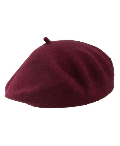 Alpino baret in burgundy rood