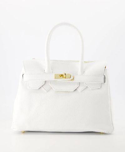 Yara lederen handtas – Wit