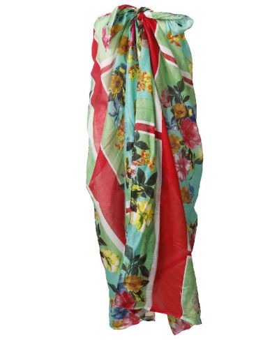 Yuna sarong in mintgroen