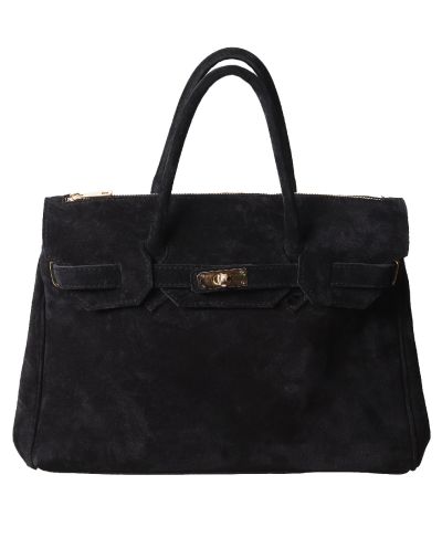 Jessa suède handtas XL