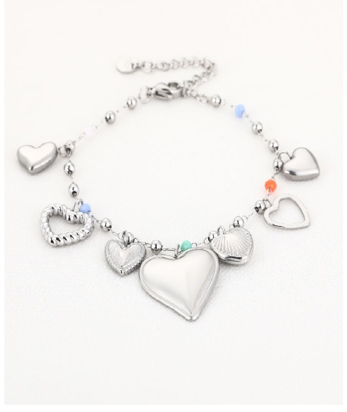 Armband met kralen en bedels