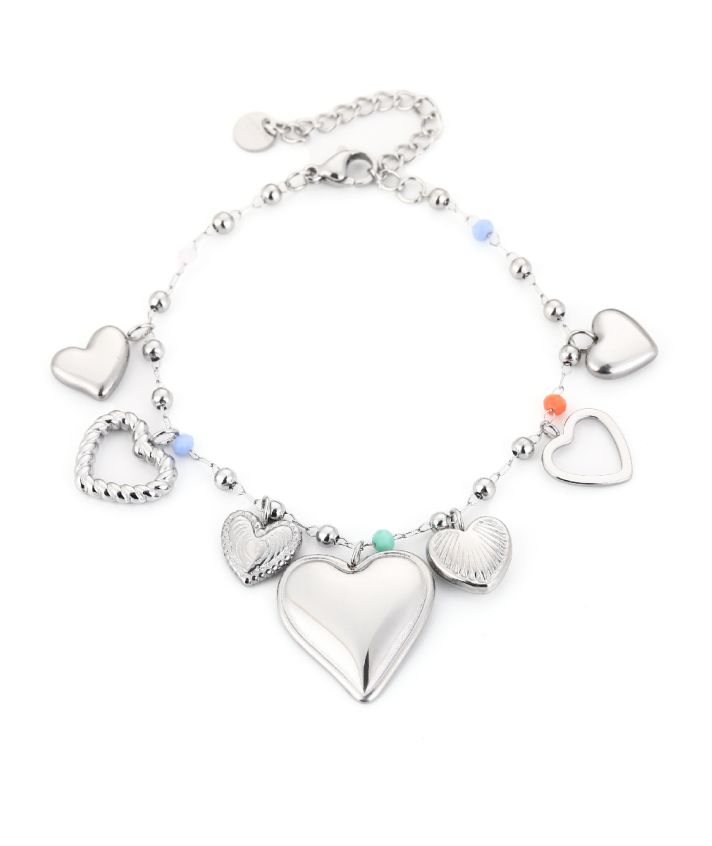 Armband met kralen en bedels