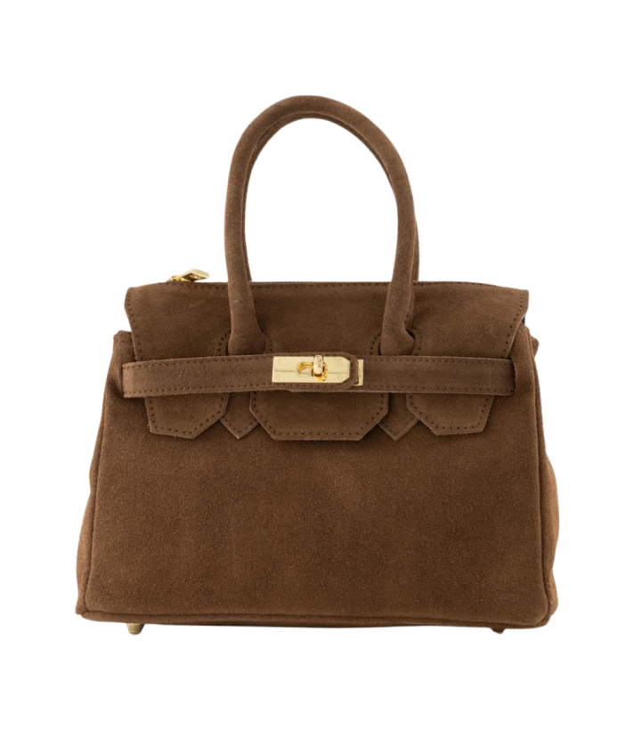 Jessa suède handtas 