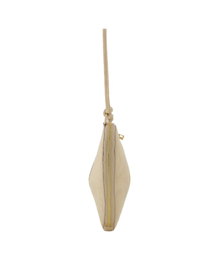Abby hartvormige crossbodytas in beige