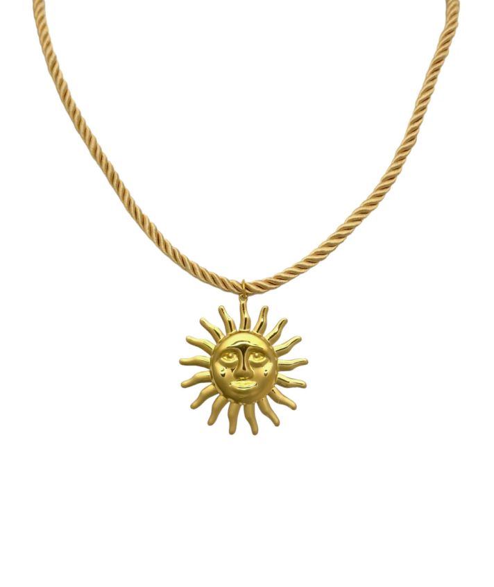 Touw ketting met zon