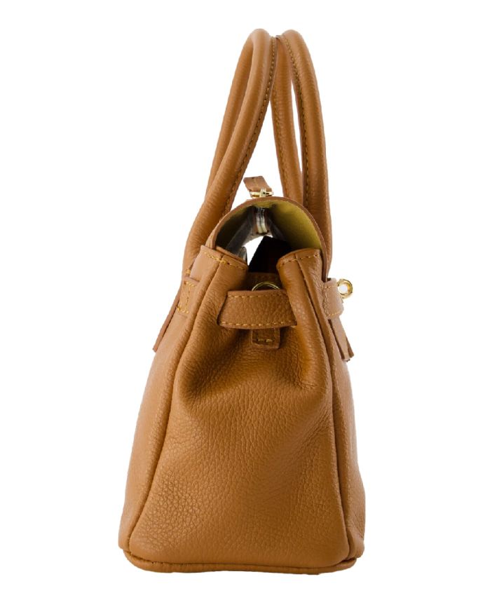 Yara lederen handtas –cognac