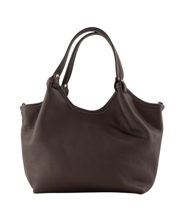 Handtas met koeienvacht