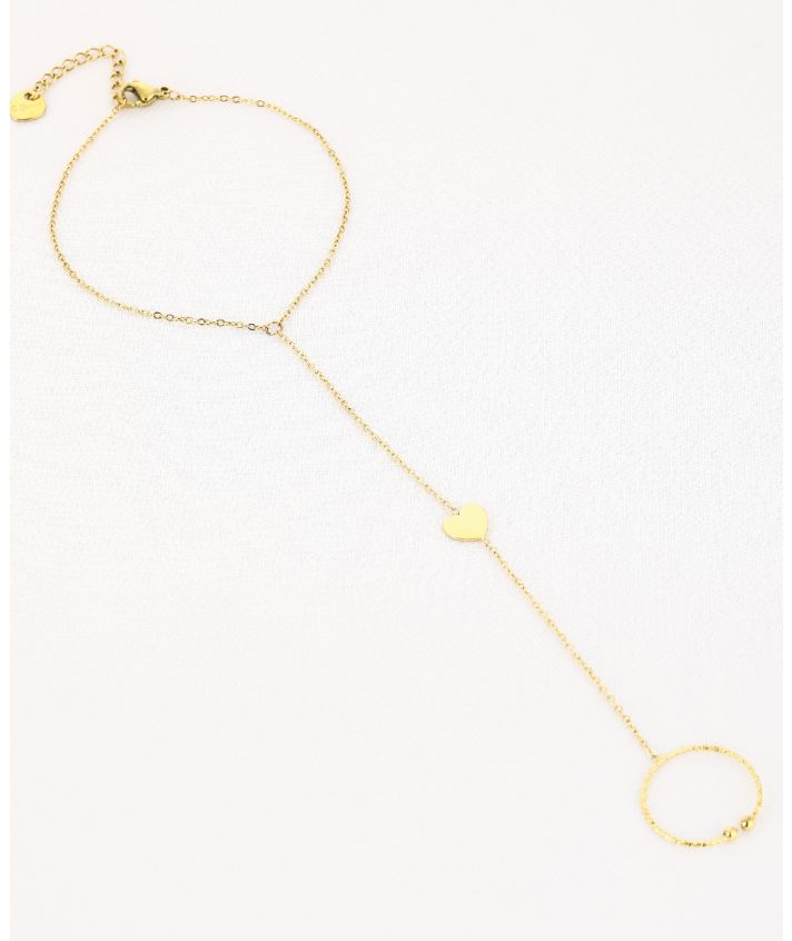 Daisy handketting- Stainless Steel