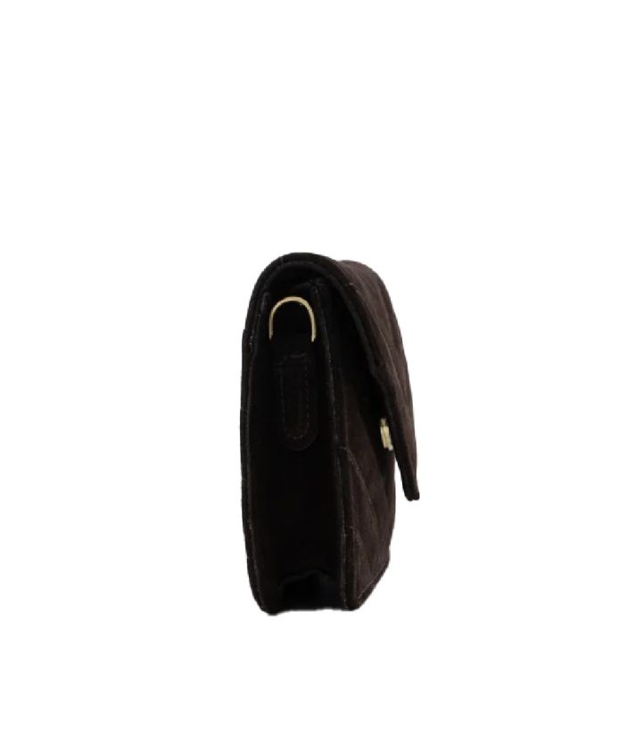 Louise suède cluch/crossbody tas