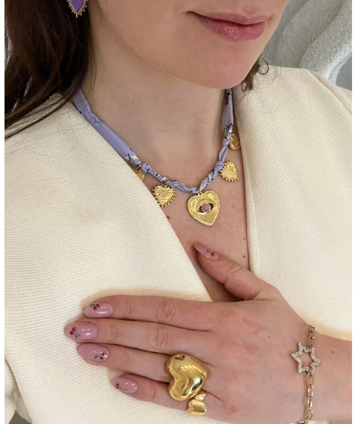 Ring in goud met XL hart