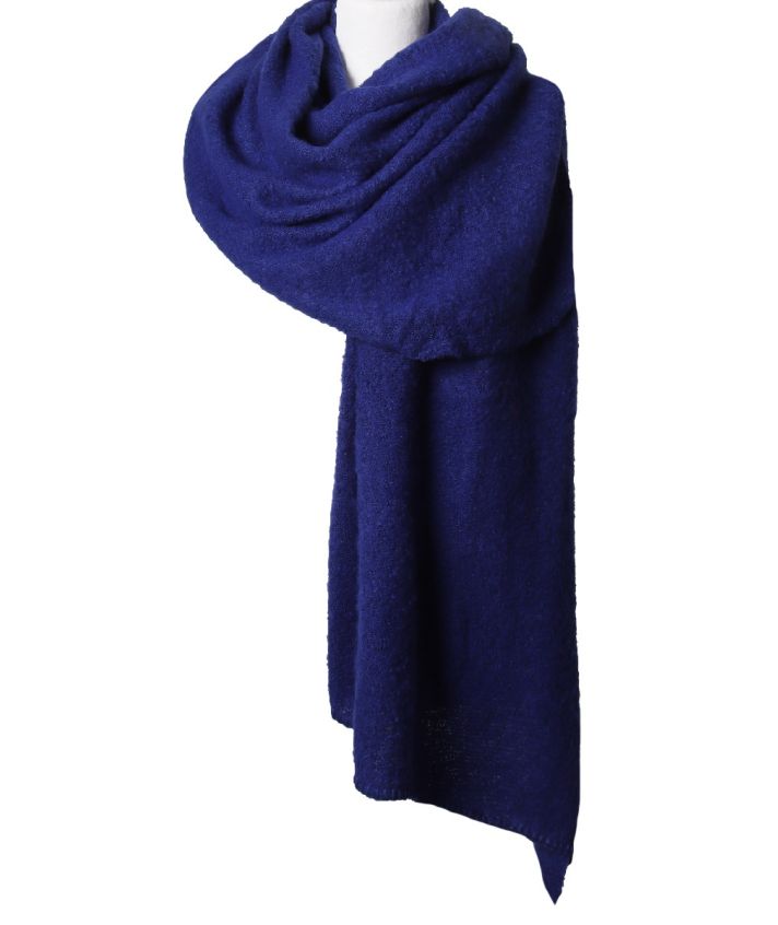 Wol-blend omslagdoek/sjaal 