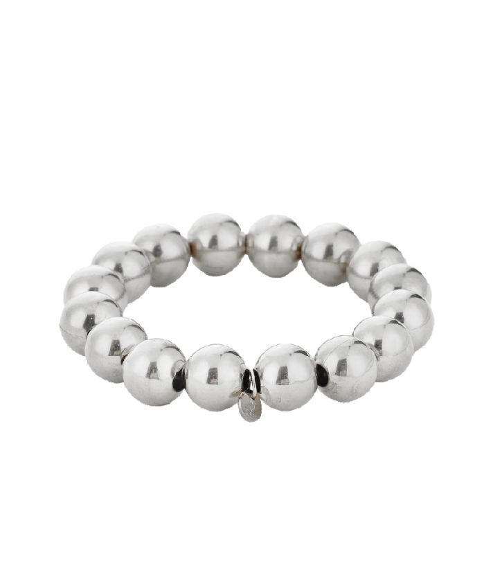 Lauri – Zilveren RVS bolletjes armband