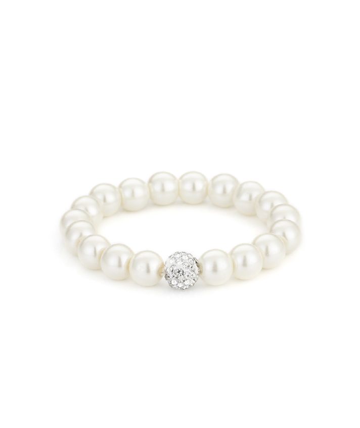 Lauri – armband met parels en strass