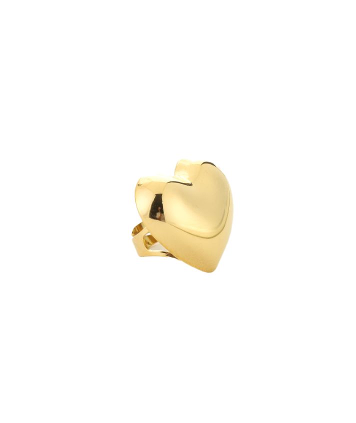 Ring in goud met XL hart
