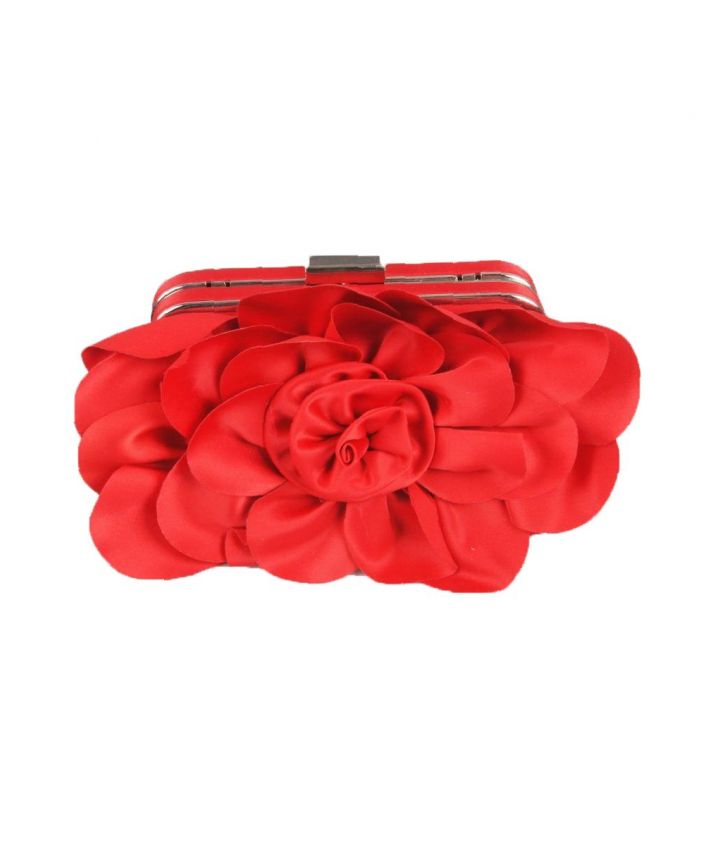 Rode rozen box clutch