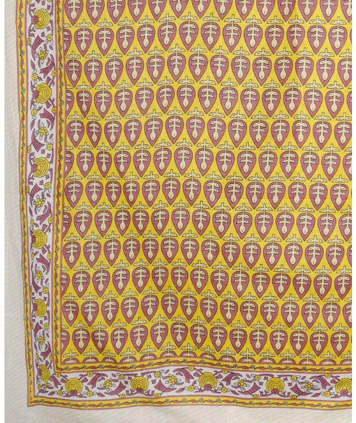 Elise sarong in geel en roze