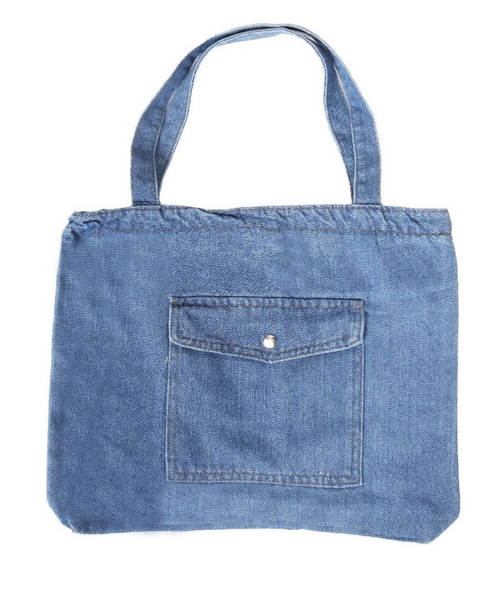 Shopper denim stof