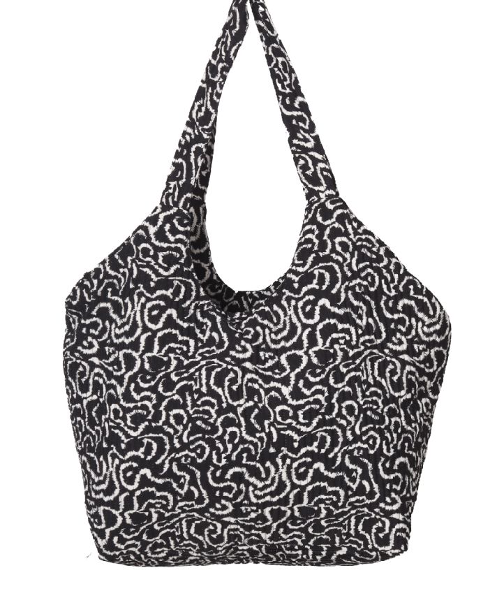 Nola – Gewatteerde shopper in zwart wit