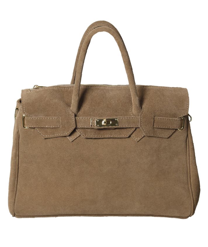 Jessa suède handtas XL
