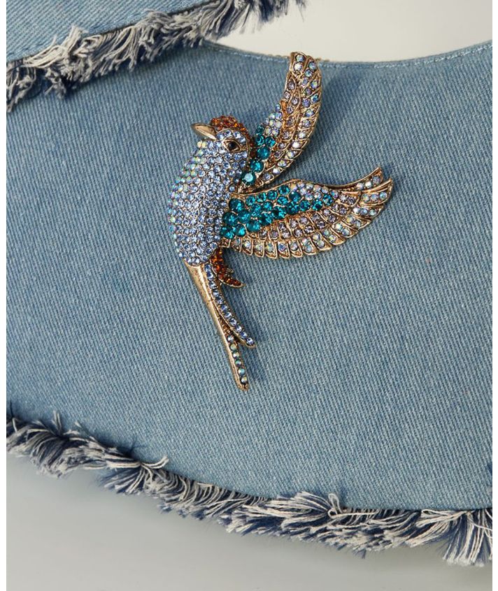 Parardijs vogel broche