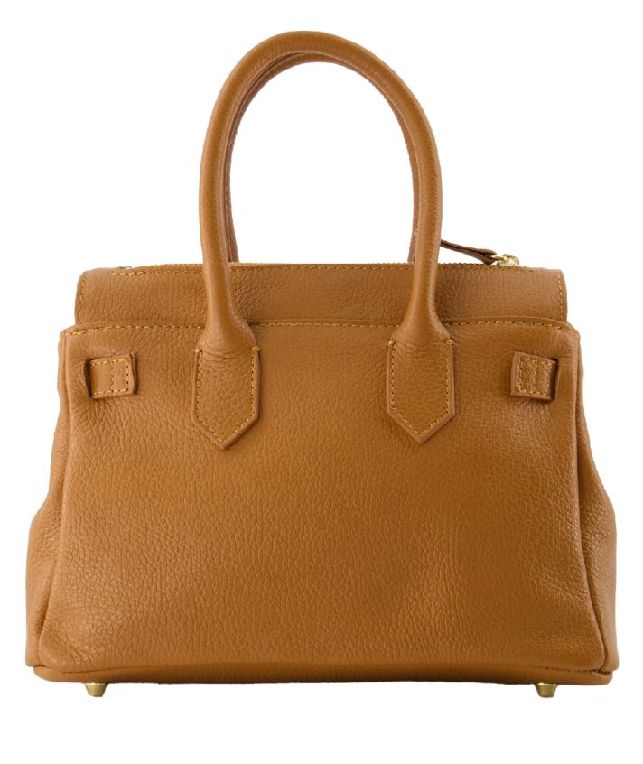 Yara lederen handtas –cognac
