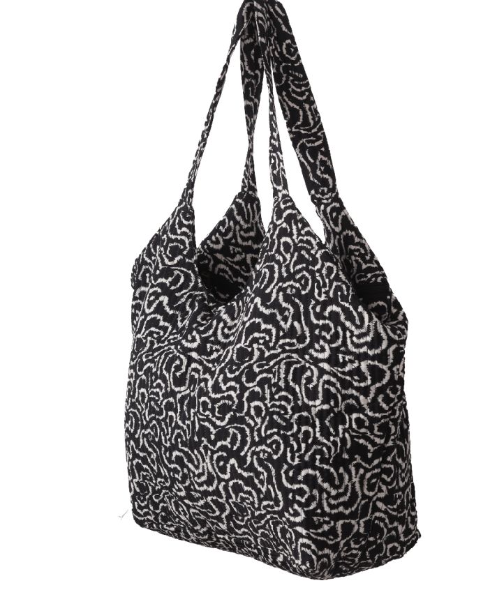 Nola – Gewatteerde shopper in zwart wit