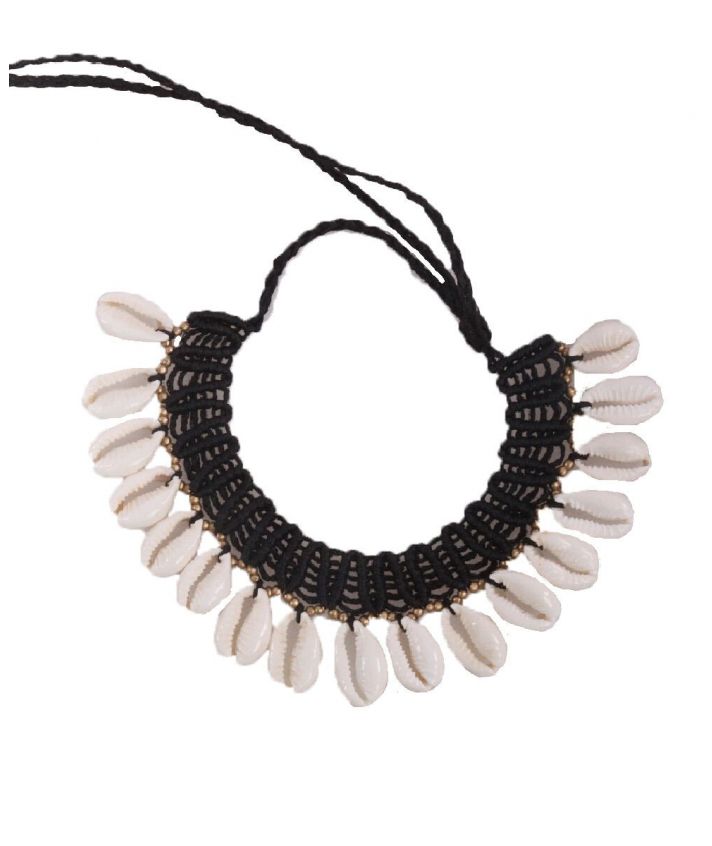 Gehaakte armband met schelpjes
