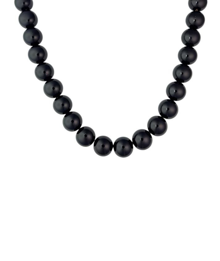 Statement kralenketting in zwart