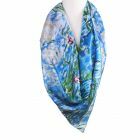 Vierkante zijden sjaal met print van de "Waterlelies" van Monet