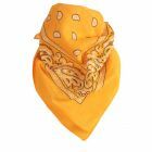 Boerenzakdoek / bandana in warm oranjegeel
