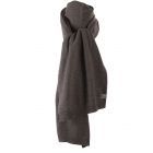 Kasjmier-blend sjaal in donker-taupe