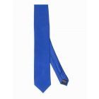 Kobaltblauwe zijden stropdas