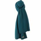 Kasjmier-blend sjaal in donker-turquoise