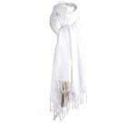Witte pashmina sjaal