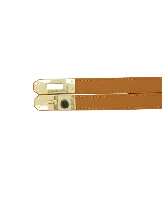 Luna leren riem in cognac