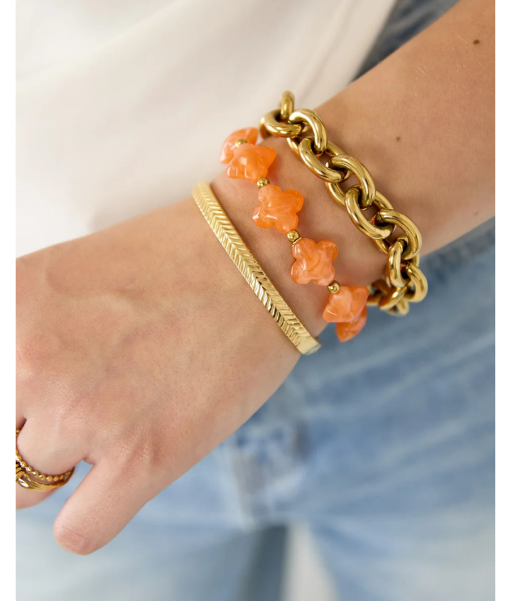 Klaver kralenarmband