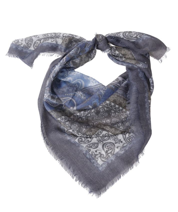 Vierkant modal sjaaltje met paisleyprint