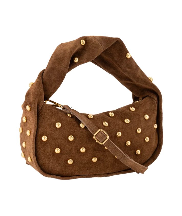 Emily suède Handtas met studs